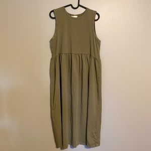 H&M mama green dress size medium